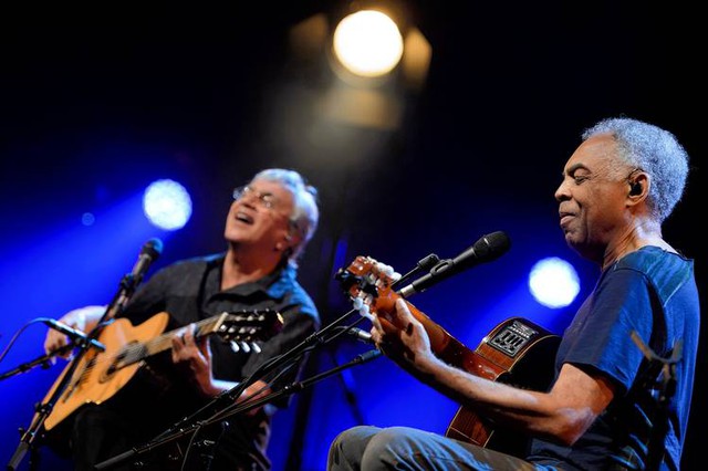 
Hai nghệ sỹ gạo cội Caetano Veloso và Gilberto Gil
