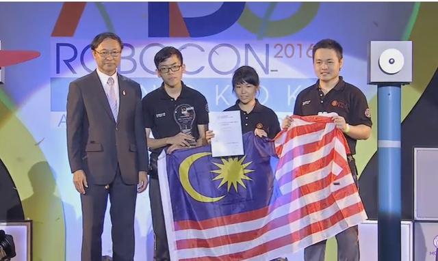 Đội tuyển Robocon Malaysia đăng quang vô địch ABU Robocon 2016