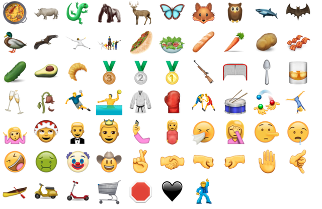 
74 emoji độc đáo sẽ được ra mắt vào mùa hè 2016
