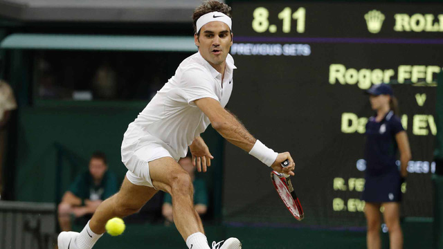 Roger Federer vẫn chưa để thua 1 set nào tại Wimbledon năm nay