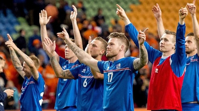 
Với những gì đã thể hiện, ĐT Iceland đã có thể ngẩng cao đầu rời EURO 2016. Ảnh: UEFA 
