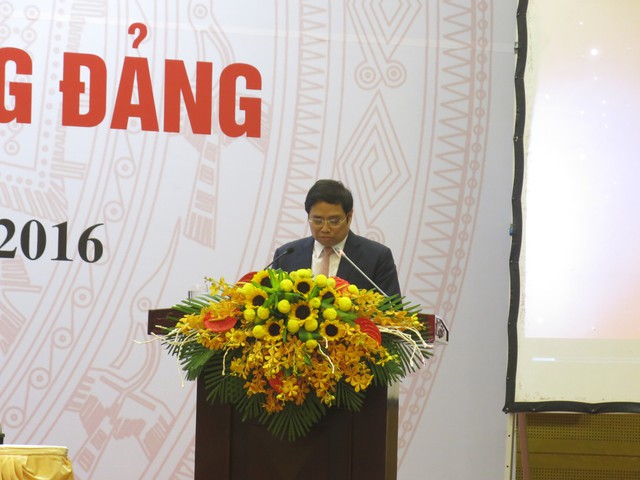 
Đồng chí Phạm Minh Chính - Ủy viên Bộ Chính trị, Bí thư Trung ương Đảng, Trưởng Ban tổ chức Trung ương phát biểu tại Lễ phát động.
