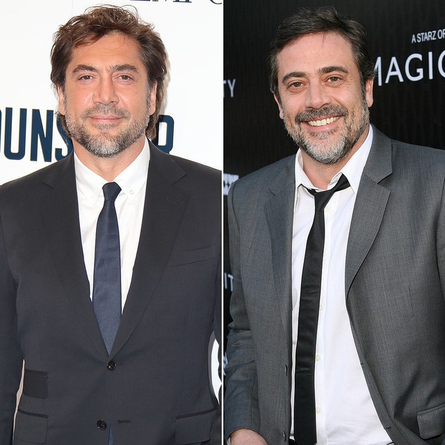 
Hai tài tử Javier Bardem và Jeffrey Dean Morgan nhìn như hai anh em lạc lối
