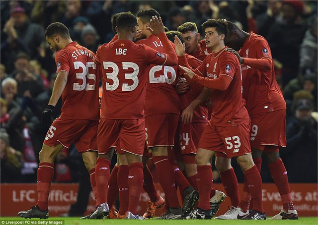 
Các cầu thủ trẻ của Liverpool đã làm tốt nhiệm vụ hồi giữa tuần
