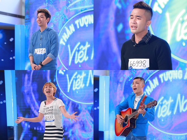 Một số thí sinh trong Vòng thử giọng của Vietnam Idol.
