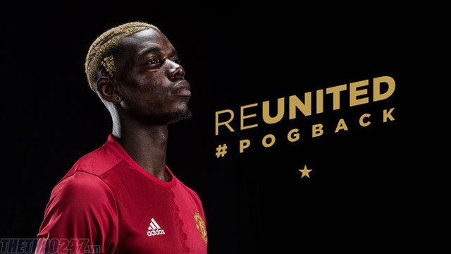 Pogba chính thức tái hợp với Man United