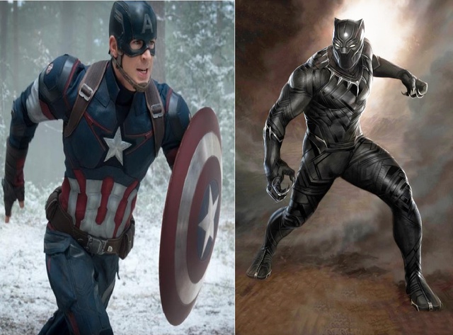 Chiếc khiên của Captain America được làm từ Vibranium kết hợp với một số vật liệu khác trong khi toàn bộ giáp của Black Panther đều được chế tạo từ Vibranium