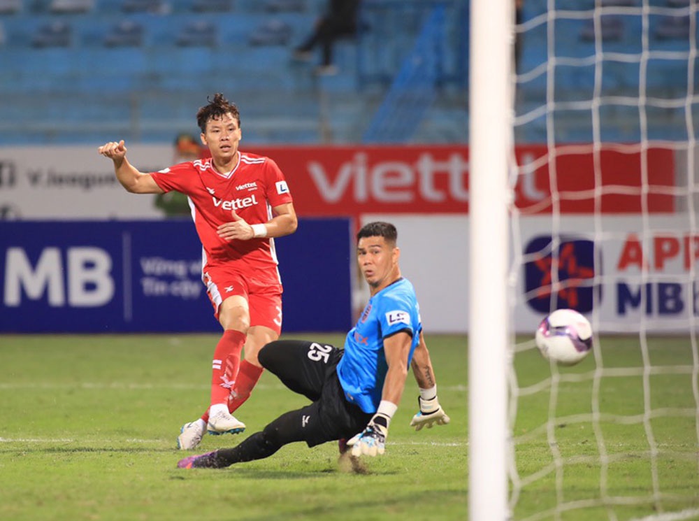 ẢNH: Quế Ngọc Hải trở lại ghi bàn, CLB Viettel có chiến thắng đầu tiên tại V.League 2021 - Ảnh 5.