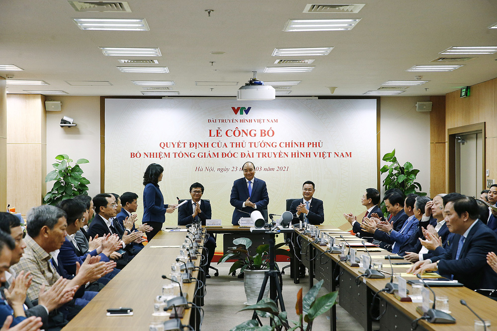Thủ tướng Nguyễn Xuân Phúc trao quyết định bổ nhiệm Tổng Giám đốc Đài Truyền hình Việt Nam - Ảnh 1.