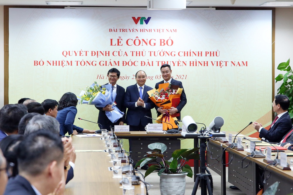 Thủ tướng Nguyễn Xuân Phúc trao quyết định bổ nhiệm Tổng Giám đốc Đài Truyền hình Việt Nam - Ảnh 3.