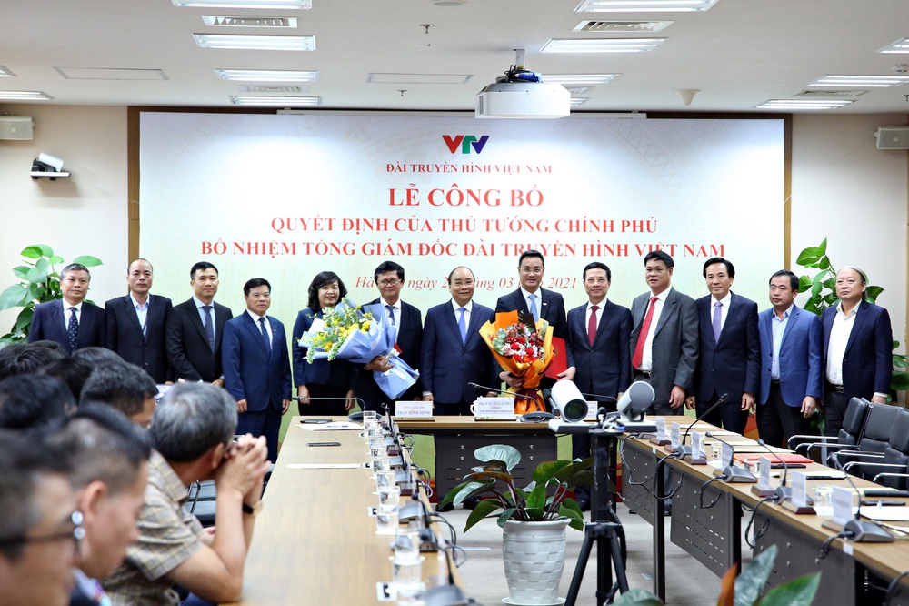 Thủ tướng Nguyễn Xuân Phúc trao quyết định bổ nhiệm Tổng Giám đốc Đài Truyền hình Việt Nam - Ảnh 4.