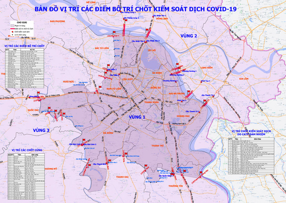 Hôm nay (6/9): Hà Nội phân theo 3 vùng chống dịch, Vùng 1 được phép mới ra đường - Ảnh 6.