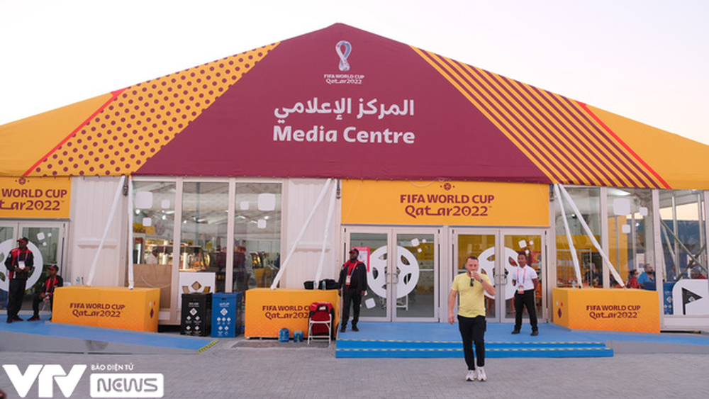 Trung tâm Báo chí Quốc tế hoành tráng phục vụ World Cup 2022 - Ảnh 1.