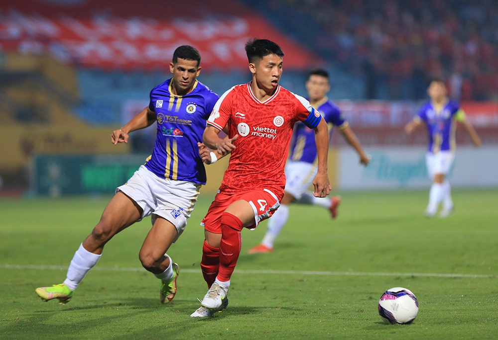 Ảnh: Thắng tối thiểu CLB Viettel, Hà Nội FC chạm tay vào chức vô địch V.League 2022   - Ảnh 14.