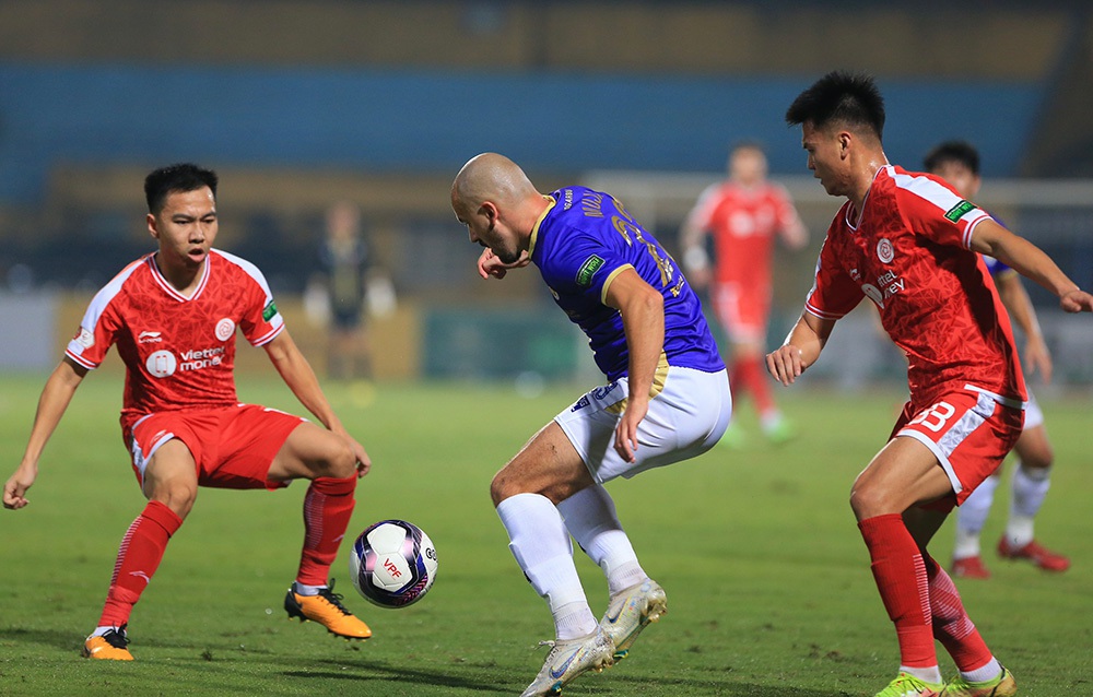 Ảnh: Thắng tối thiểu CLB Viettel, Hà Nội FC chạm tay vào chức vô địch V.League 2022   - Ảnh 13.
