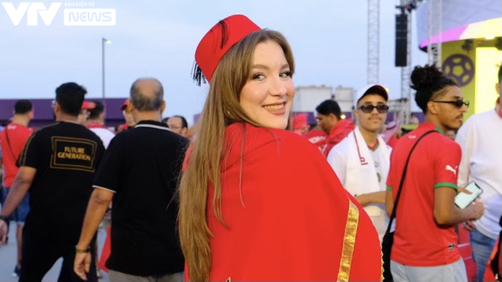 Nhan sắc cực phẩm của fan nữ Morocco tại World Cup 2022 - Ảnh 14.