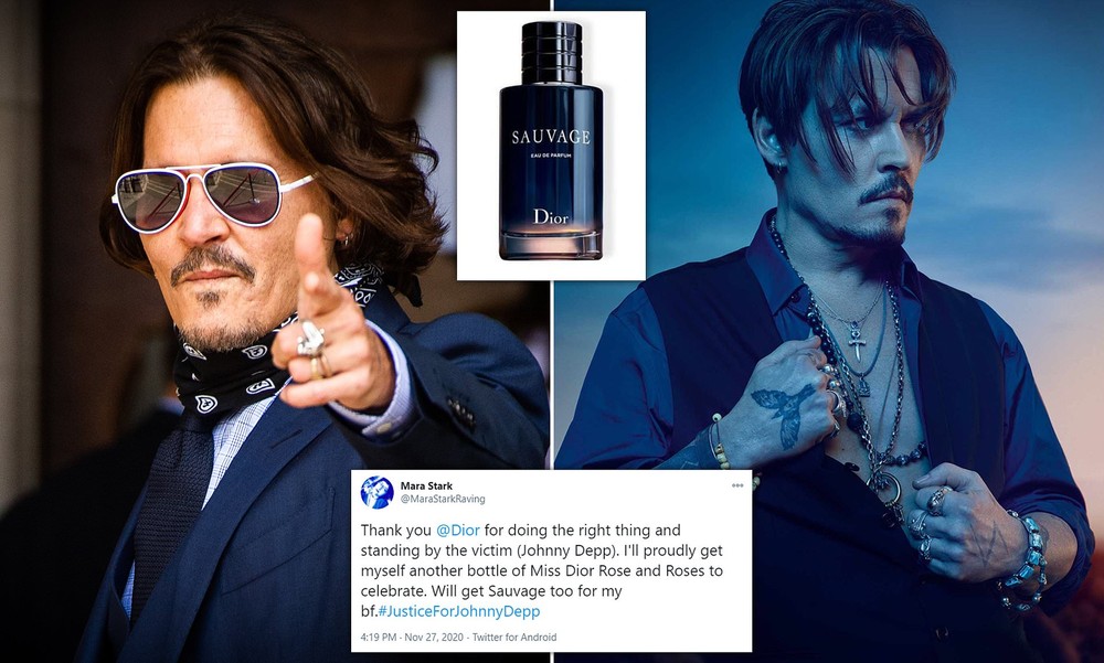 Bảo vệ Johnny Depp trước Amber Heard Dior được netizen trả ơn theo cách  đặc biệt