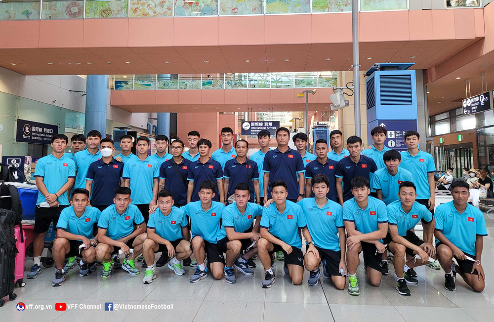 ĐT U20 Việt Nam đã đến Nhật Bản, tích cực tập hồi phục và củng cố thể lực - Ảnh 1.