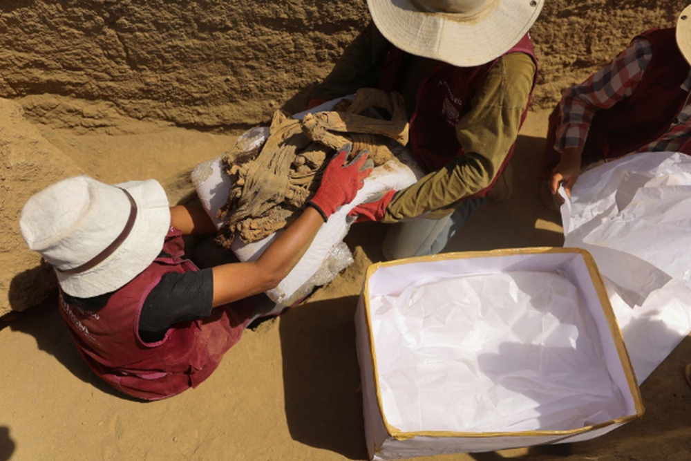 Các nhà khảo cổ ở Peru tìm thấy xác ướp vị thành niên hơn 1000 năm tuổi - Ảnh 1.
