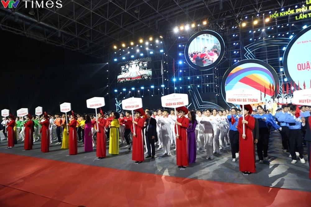 Toàn cảnh Lễ khai mạc Hội khỏe Phù Đổng TP Hà Nội lần thứ X năm 2024  - Ảnh 15.