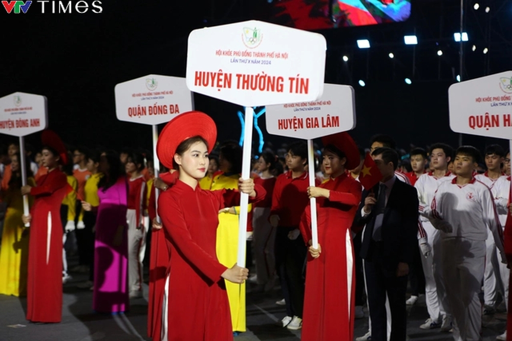 Toàn cảnh Lễ khai mạc Hội khỏe Phù Đổng TP Hà Nội lần thứ X năm 2024  - Ảnh 14.