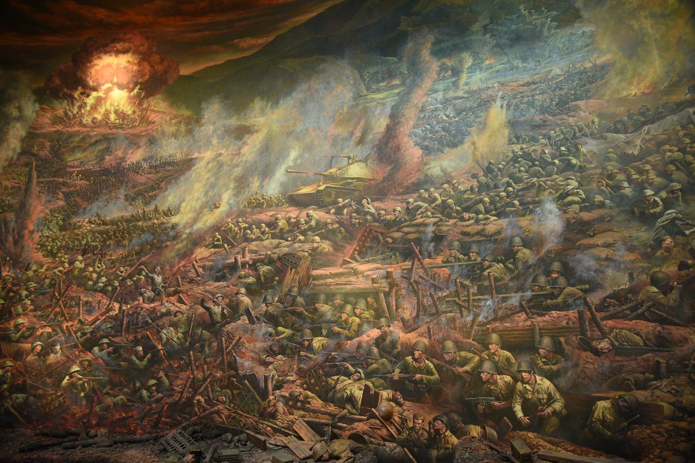 Chiêm ngưỡng bức tranh panorama tái hiện về Chiến thắng Điện Biên Phủ - Ảnh 7.