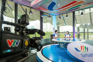 Trường quay Đài Truyền hình Việt Nam tại Trung tâm truyền hình Quốc tế SEA Games 31