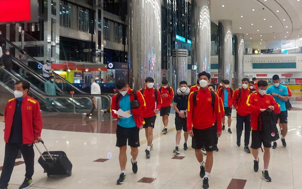 Vietnam U23 team was present in the UAE, preparing to participate in the International U23 tournament