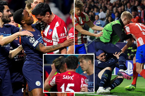 Chaos in the battle of Atletico Madrid against Man City