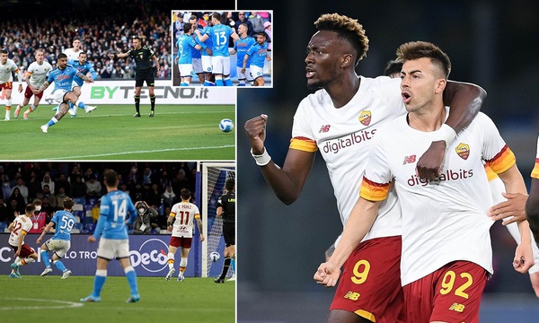 Napoli shared regret points against AS Roma