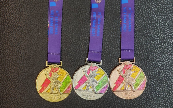 Announcement of the 31st SEA Games medal template