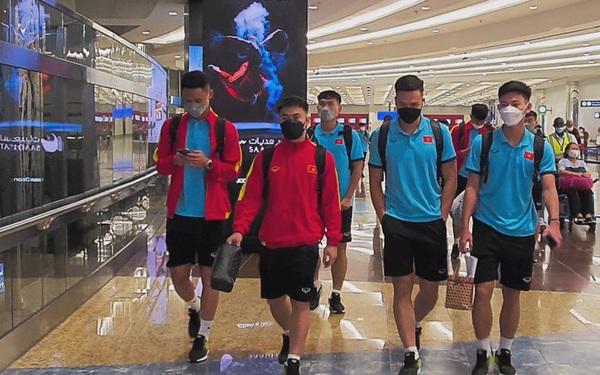 Vietnam U23 team has arrived in the UAE, ready for the training session ahead of the 2022 AFC U23 Championship