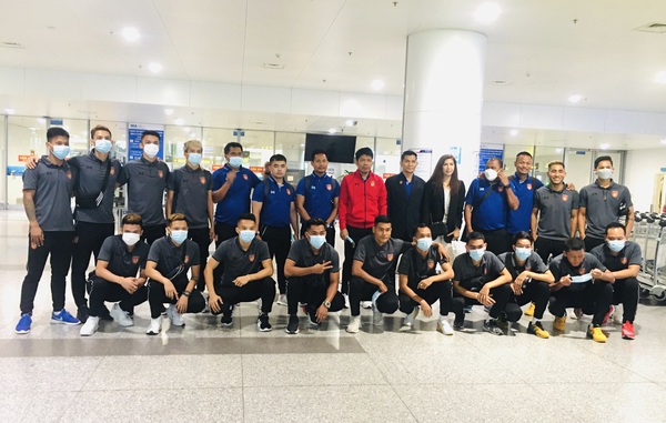 Myanmar Futsal team is present in Vietnam