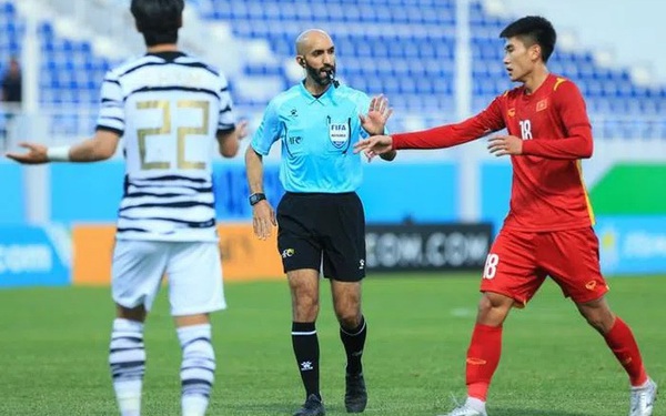The referee penalized the wrong Korean U23 player
