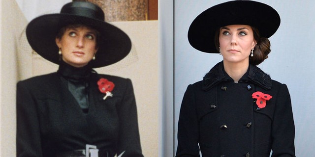 Sự tương đồng giữa bất ngờ giữa Kate Middleton và Công nương Diana - Ảnh 1.