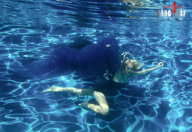 Loạt ảnh tạo dáng dưới nước đẹp long lanh của thí sinh Biệt đội phong cách - Ảnh 7.