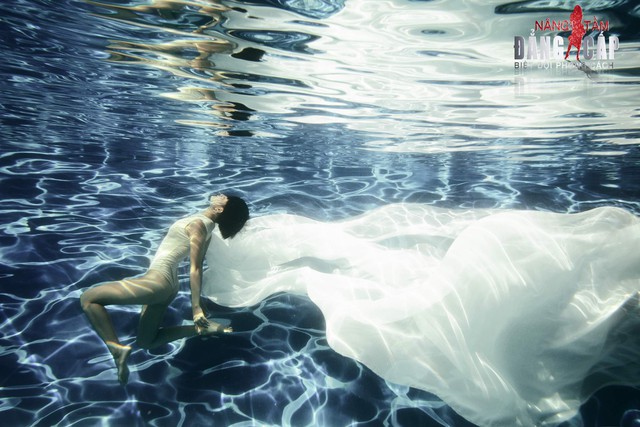 Loạt ảnh tạo dáng dưới nước đẹp long lanh của thí sinh Biệt đội phong cách - Ảnh 3.