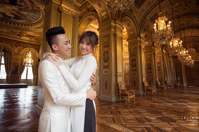 Ngắm bộ ảnh cưới lãng mạn của Trấn Thành và Hari Won ở Pháp - Ảnh 8.