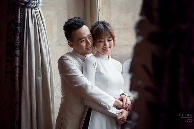 Ngắm bộ ảnh cưới lãng mạn của Trấn Thành và Hari Won ở Pháp - Ảnh 7.