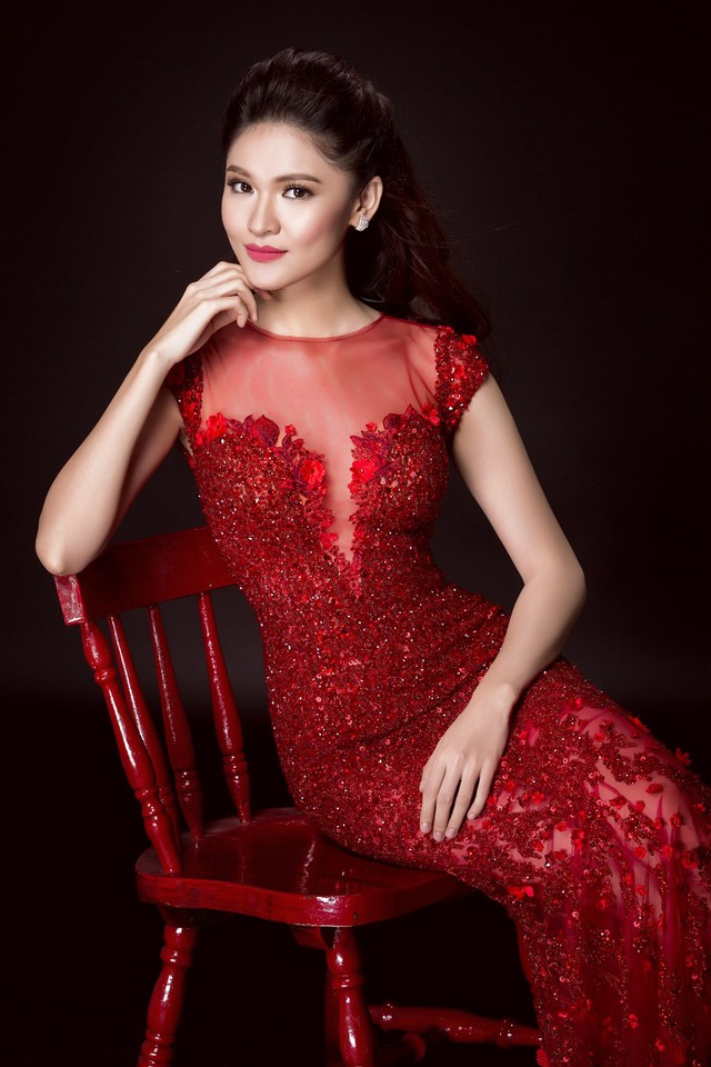 Diện trang phục dạ hội, Hoa hậu Mỹ Linh tỏa sáng bên hai Á hậu - Ảnh 15.