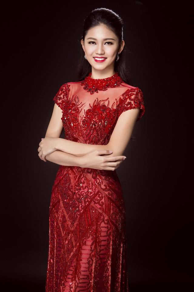 Diện trang phục dạ hội, Hoa hậu Mỹ Linh tỏa sáng bên hai Á hậu - Ảnh 12.