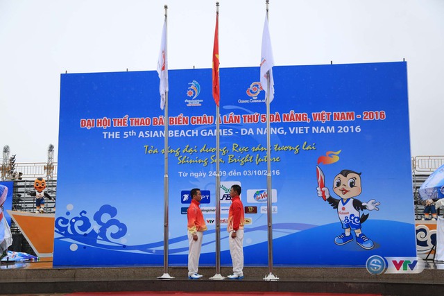 Lễ thượng cờ các quốc gia, vùng lãnh thổ tham dự Đại hội thể thao bãi biển châu Á lần thứ 5 - 2016  - Ảnh 2.