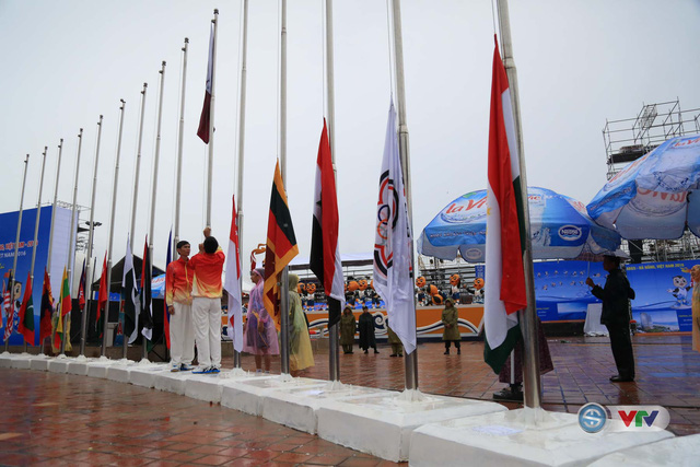 Lễ thượng cờ các quốc gia, vùng lãnh thổ tham dự Đại hội thể thao bãi biển châu Á lần thứ 5 - 2016  - Ảnh 4.