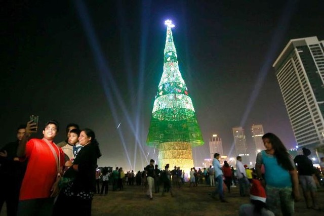 Cây thông Noel lớn nhất thế giới - Ảnh 1.