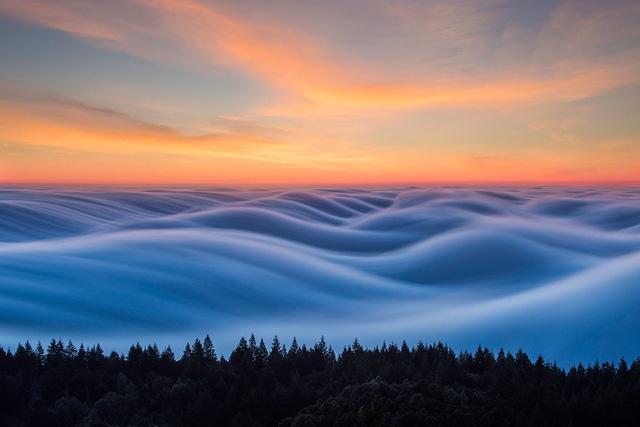 Nghẹt thở trước vẻ đẹp huyền ảo của San Francisco giữa làn sương mù - Ảnh 2.