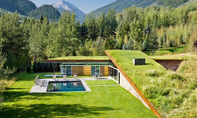 Độc đáo căn nhà mái cỏ gần gũi thiên nhiên - Ảnh 2.
