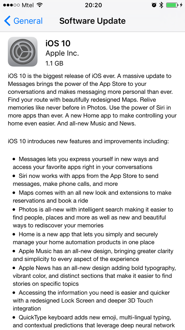 Đã có thể cập nhật lên iOS 10 trên iPhone và iPad - Ảnh 1.
