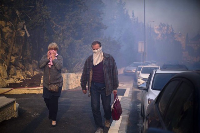 Cháy rừng nghiêm trọng tại Israel, khoảng 50.000 người phải sơ tán - Ảnh 7.