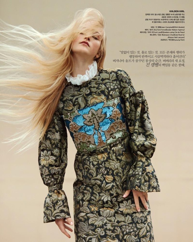 Những thiết kế của Burberry nổi bật trên tạp chí Hàn Quốc - Ảnh 3.