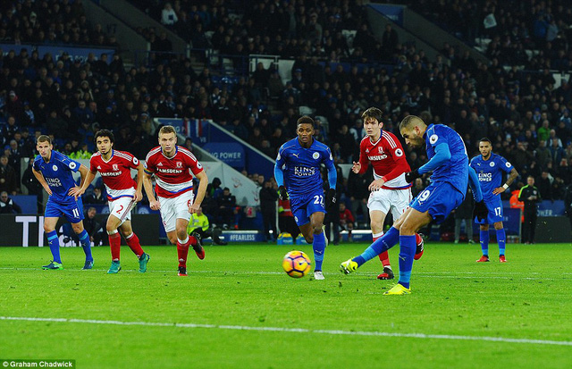 Vòng 13 giải Ngoại hạng Anh: Leicester City 2 - 2 Middlesbrough: Thoát hiểm phút bù giờ - Ảnh 3.